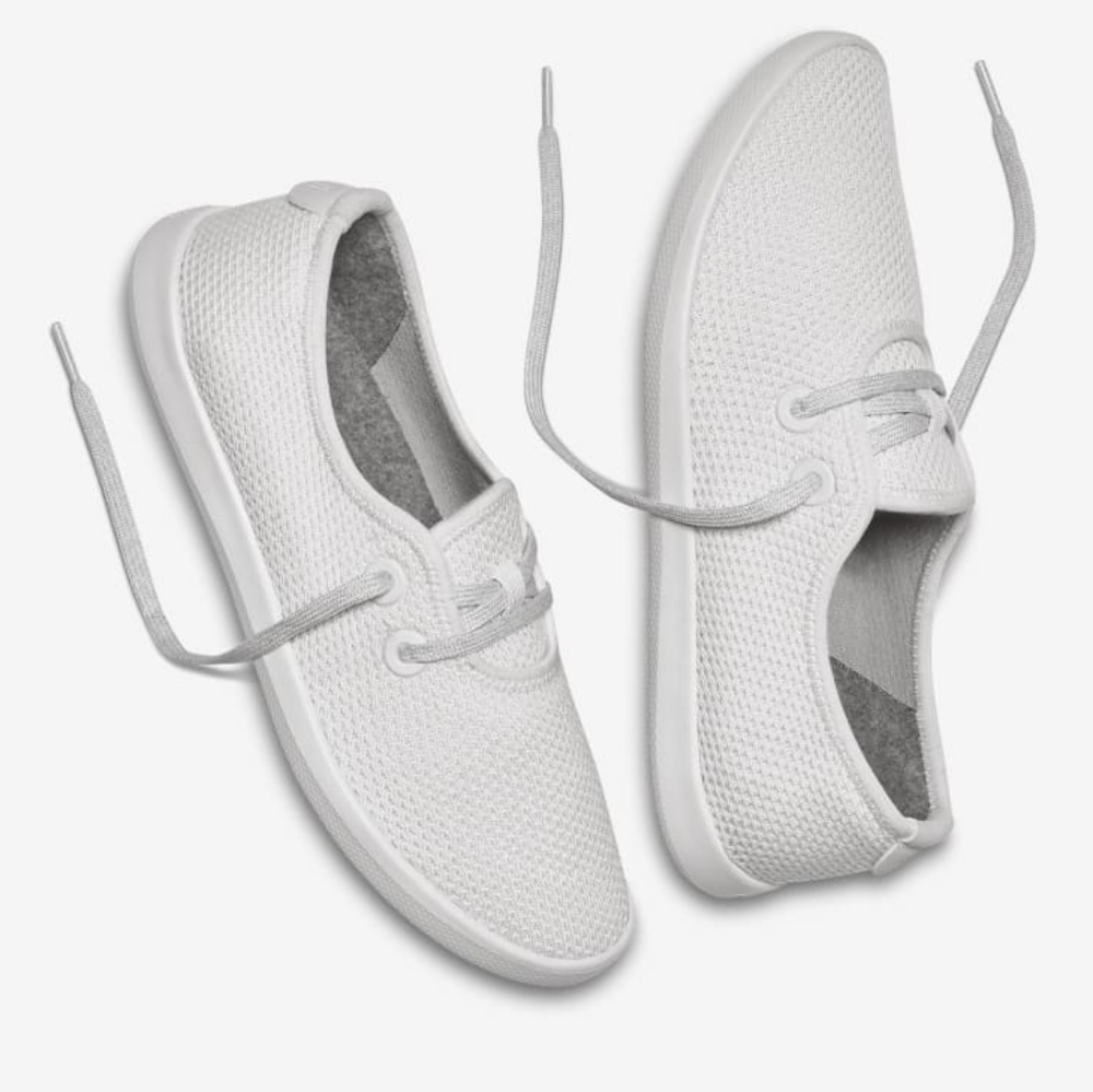 Allbirds Chalk White Tree Skipper Lounge Shoes